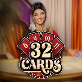 32 Cards slot logo by Ezugi at SLOTT Casino
