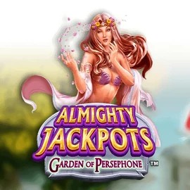 Almighty Jackpots: Garden of Persephone logo – Jackpots by Novomatic at SLOTT Casino