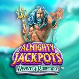 Almighty Jackpots – Realm of Poseidon by Novomatic, showcased at slott.eu.com – game logo