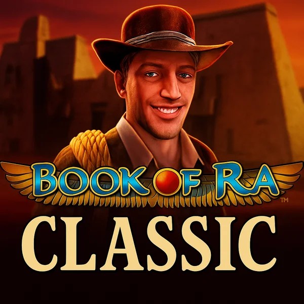Book of Ra Classic game by Novomatic – logo hosted on SLOTT Casino