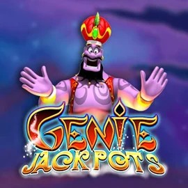 Official Jackpots logo: Genie Jackpots by Blueprint Gaming at SLOTT Casino