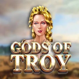 Gods of Troy online game logo by Red Tiger Gaming on slott.eu.com