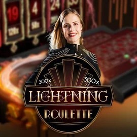 Lightning Roulette slot icon by Evolution, available at SLOTT Casino