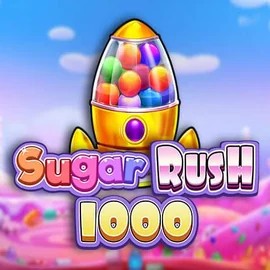 Sugar Rush 1000 slot logo by Pragmatic Play at SLOTT Casino